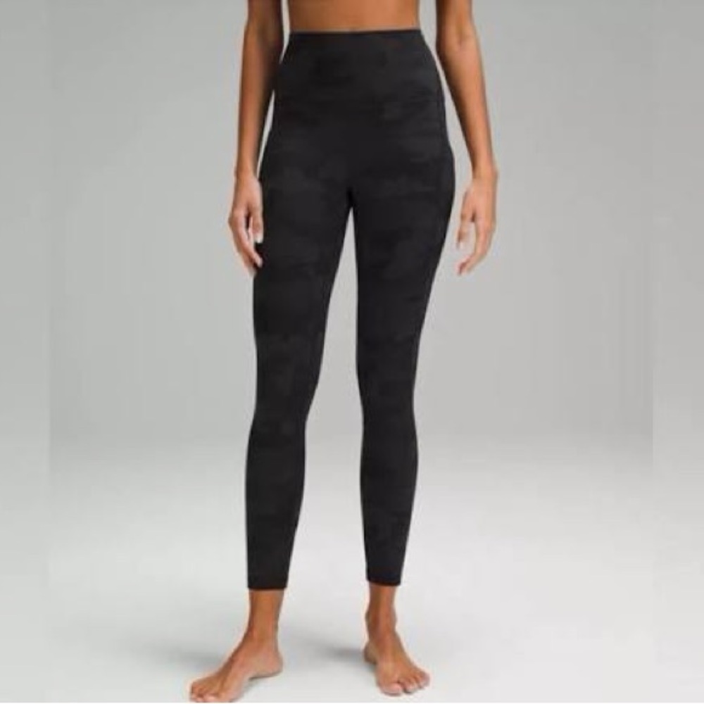 lululemon athletica Camo Black Leggings